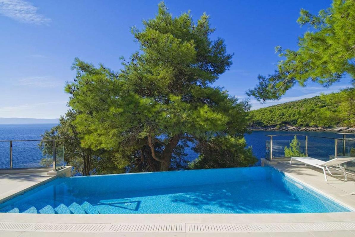 Selca  Luxury Seafront Villa My Dream With Private Pool, Jacuzzi And Staff At The Beach On Brac Island - Sumartin מראה חיצוני תמונה